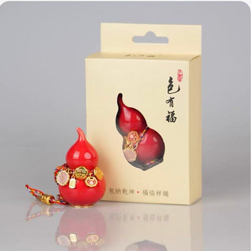 Colorful Ceramic Gourd Ornaments