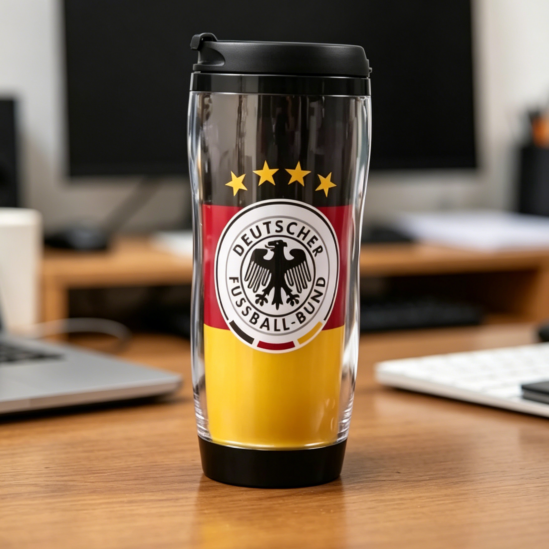 German National Football Team Insulated Travel Tumbler | 12oz Double-Wall Coffee Mug for Die Mannschaft Fans