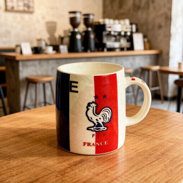 France National Team 2026 World Cup Ceramic Mug - FFF Rooster Crest French Flag Coffee Cup