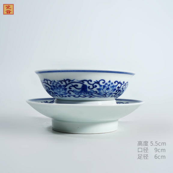 "Intertwined Lotus" Tea Strainer Set