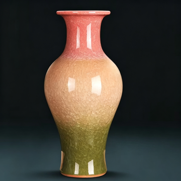 Gradient Glaze Fish Tail Vase