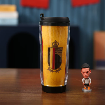 Royal Belgian Football Team Insulated Travel Tumbler | 12oz Double-Wall Coffee Mug for Fans