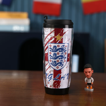 England National Football Team Insulated Travel Tumbler | 12oz Double-Wall Coffee Mug for Three Lions Fans