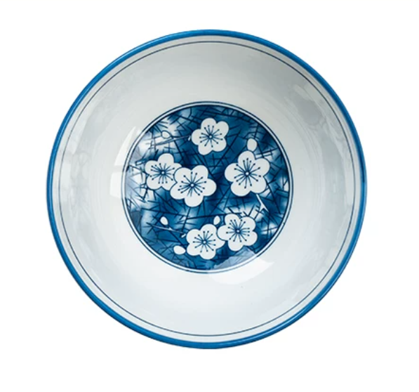 Blue & White Plum Blossom Porcelain Bowl
