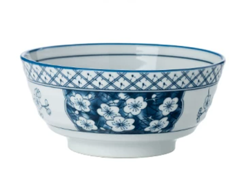 Blue & White Plum Blossom Porcelain Bowl