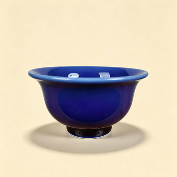 Sapphire Blue Hand-Pressing Tea Cup