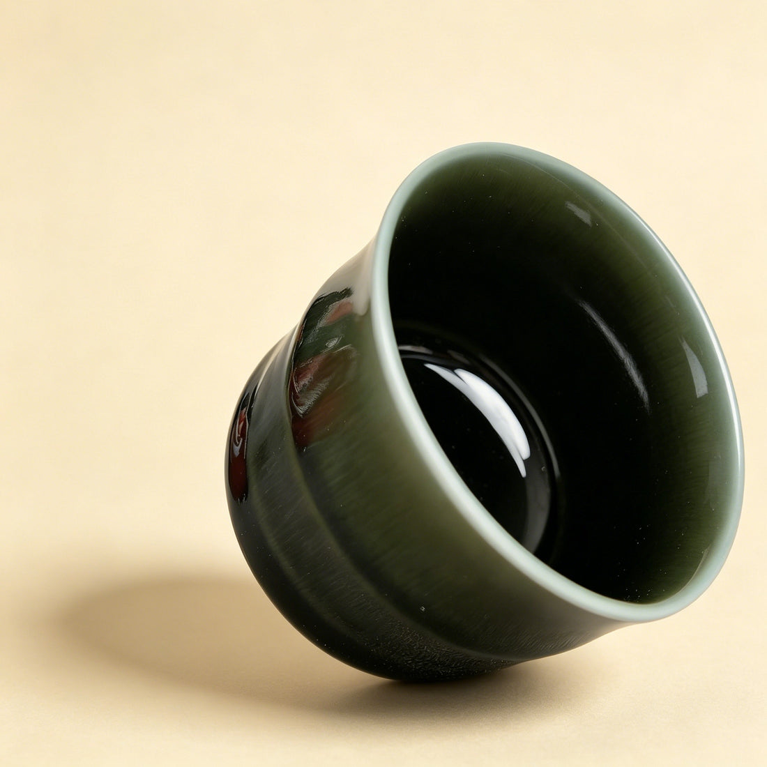 Ru Mo Ink-Like Bamboo Joint Tea Cup