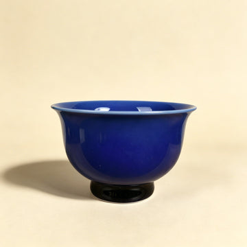 Sapphire Blue Flared-Rim Tea Bowl