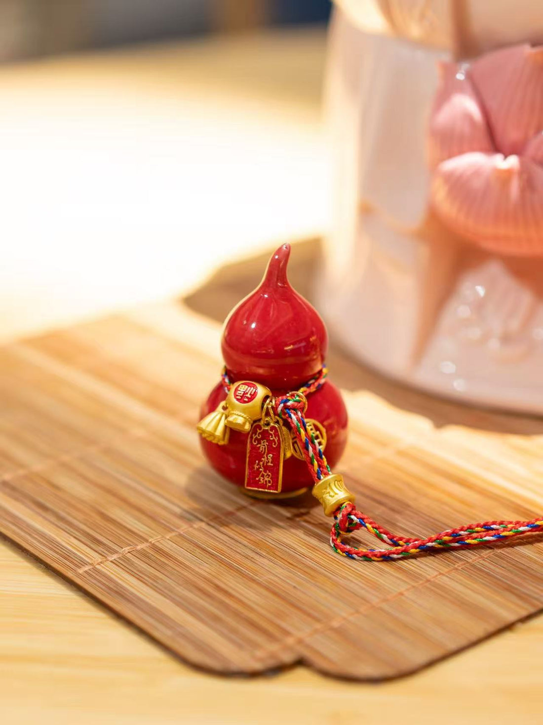 Colorful Ceramic Gourd Ornaments